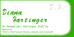 diana hartinger business card